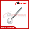 US Type Galvanized Steel Right & Left Hand Hook End Turnbuckle, Hook End Fittings