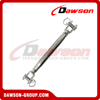 European Type AISI304 SS316 Stainless Steel Rigging Screw Turnbuckle with Jaw Fork & Jaw Fork 