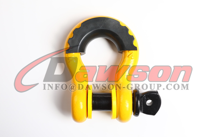 Forged Steel Bow Shackle with PU Protection for Recovery Strap, S6 Screw Pin Anchor Shackles - Dawson Group Ltd. - China Manufacturer, Supplier, Factory