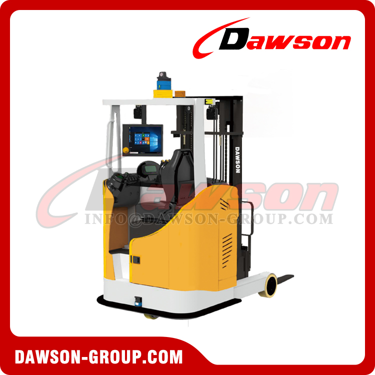 DAWSON Automated Electric Pallet Truck AGV Forklift with Support Legs, AGV Material Handling Electric Pallet Stacker