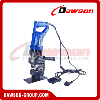 DAWSON DS-SPM-20 Deep Throat Portable Hydraulic Steel Plate Punching Machine Hole Press Puncher, Electric Punching Machine