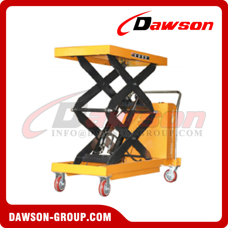 DAWSON Manual Electric Lift Tables, Scissor-type Aerial Working Platform