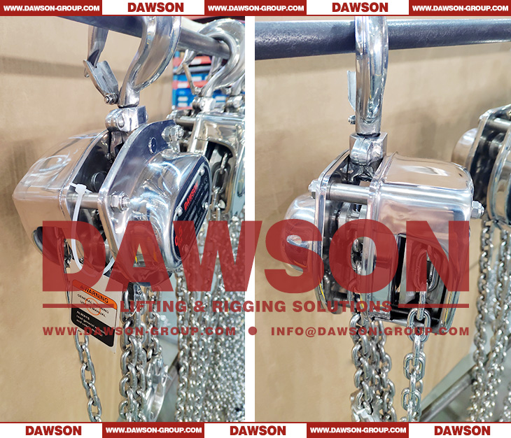 DS-ST-C Stainless Steel Chain Hoist, SS Chain Block, Manual Chain Hoist - Dawson Group Ltd. - China Manufacturer, Supplier, Factory