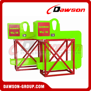 WLL 15T Heavy Duty C Type Lifting Clamps Hook for Handling Steel Coils Welding with Multi-Layer Steel Plates