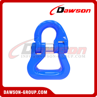 DS1079 G100 13MM Special Coupling Connecting Link, Grade 100 Forged Alloy Steel Chain Connector Chain Link for Lashing
