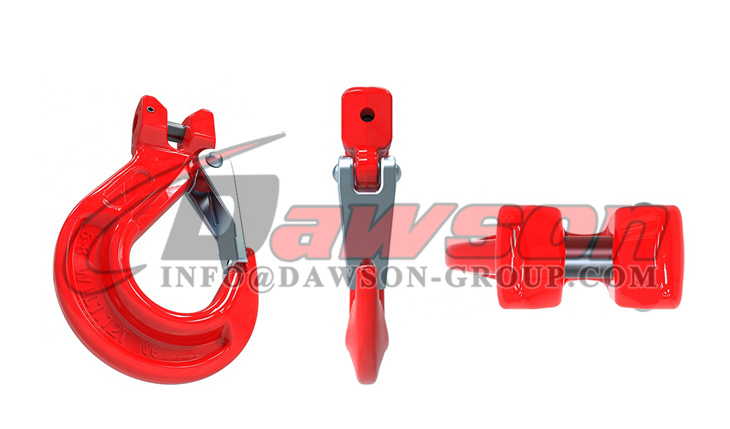 G80 Clevis Sling Hook with Cast Latch for Lifting Chain Slings, Grade 80  Alloy Forged Clevis Hooks - China Manufacturer Supplier, Factory