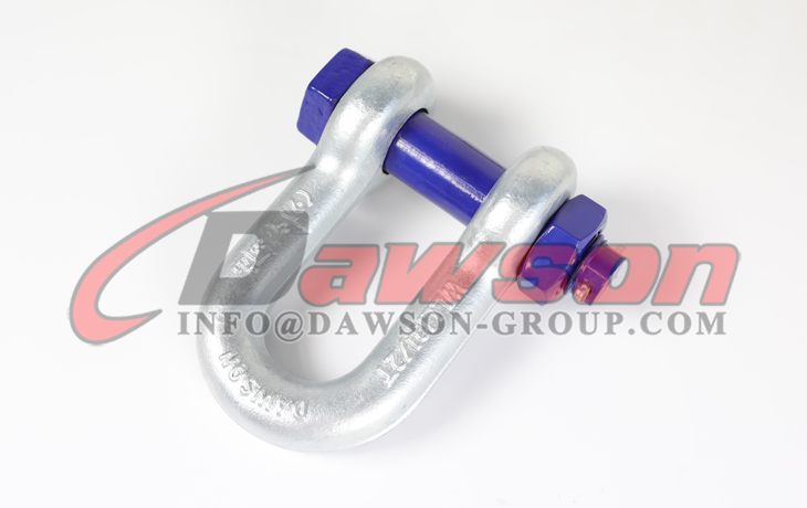 Hot Dip Galvanized US Type DG2150 Chain Shackle with Safety Pin, S6 Bolt Type Dee Shackle - Dawson Group Ltd. - China Manufacturer, Factory