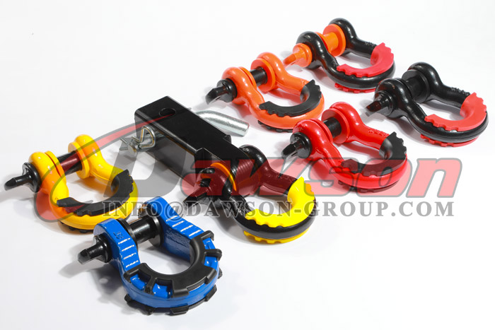 Forged Steel Bow Shackle with PU Protection for Towing & Recovery Strap - Dawson Group Ltd. - China Manufacturer, Supplier, Factory