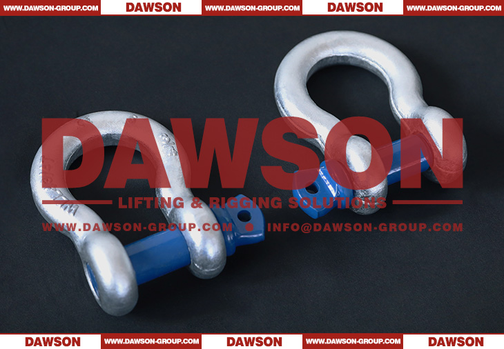 DAWSON US Type Bow Shackle with Screw Pin, S6 High Strength Screw Pin Anchor Shackle - Dawson Group Ltd. - China Manufacturer, Supplier