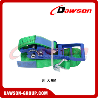 DAWSON × TYSONNEEMA 6T X 6M ABS Ergo Ratchet Tie Down Straps, 50MM 6000KG X 6M Ergonomic Ratchet Straps