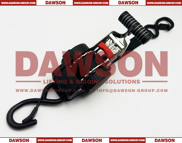 DSSLRS0020 1X10FT (25MMX3.05M) Automatic Retractable Ratchet Tie Down Straps with Damping Version - Dawson Group Ltd. - China Manufacturer