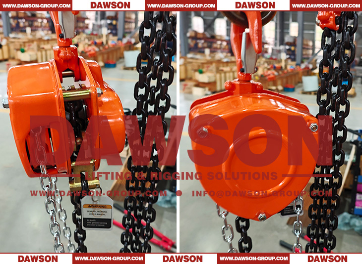 DSVC 0.5T - 50T Heavy Duty Chain Block for Lifting Goods - Dawson Group Ltd. - China Manufacturer, Supplier