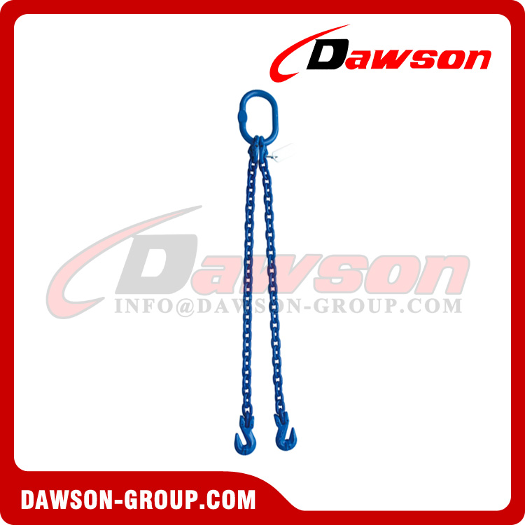 G100 Double Leg Lifting Chain Slings / Grade 100 Adjustable 2 Leg Chain  Sling - Dawson Group Ltd. - China Manufacturer, Supplier, Factory