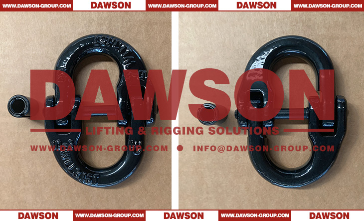 DS074 Black Painted G80 European Type Coupling Connecting Link for Lifting Chain Slings - Dawson Group Ltd. - China Manufacturer, Supplier, Factory