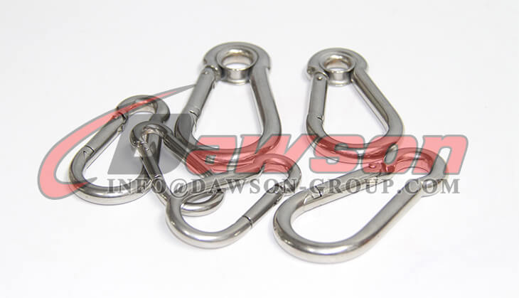 Stainless Steel 304 DIN5299 Spring Snap Hook Carabiner Hook