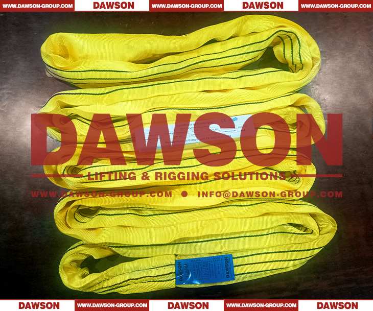 WLL 3T Polyester Round Slings, 3000KG Round Lifting Slings EN1492-2 - Dawson Group Ltd. - China Manufacturer, Supplier