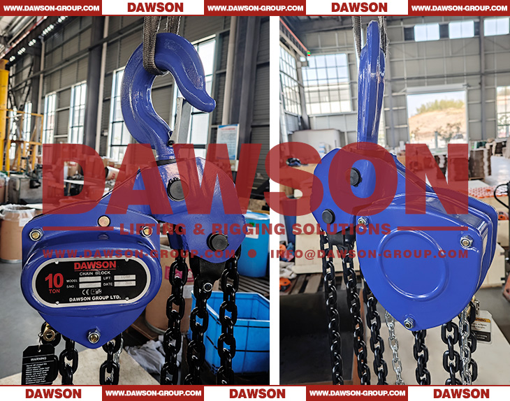DSVD 10T Heavy Duty Chain Block, Manual Chain Hoist for Lifting - Dawson Group Ltd. - China Manufacturer, Supplier, Factory