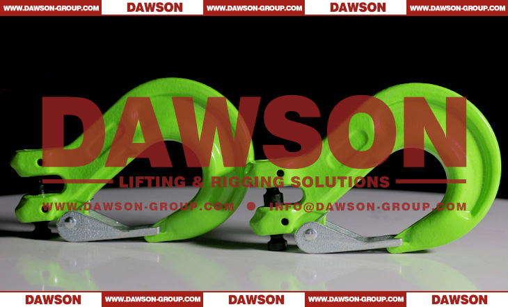 DS1004 G100 Forged Clevis Sling Hook with Safety Latch for Chain Sling Fitting, Forged Clevis Slip Hook - Dawson Group Ltd. - China Manufacturer, Supplier, Factory