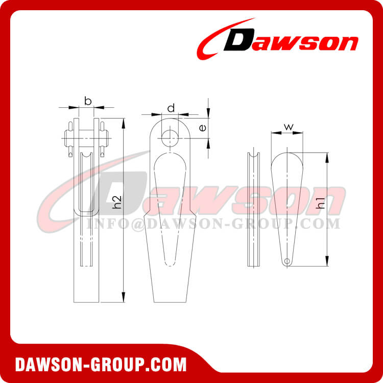 Galvanized Rope Sockets DIN 15315 (EN13411-7)