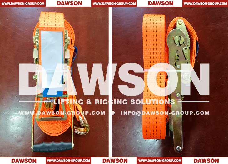 5T Ergo Ratchet Tie Downs, Long Lever Reverse Ergonomic Handle Ratchet Lashing Straps - Dawson Group Ltd. - China Manufacturer, Supplier, Factory