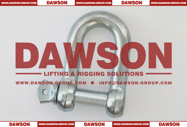 European Type Commercial Galv. Dee Shackle, Chain Shackle with Screw Pin - Dawson Group Ltd. - China Factory, Supplier