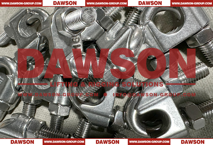 16MM DIN 741 Stainless Steel AISI304 Wire Rope Clip, Wire Rope Clamp - Dawson Group Ltd. - China Manufacturer, Supplier, Factory