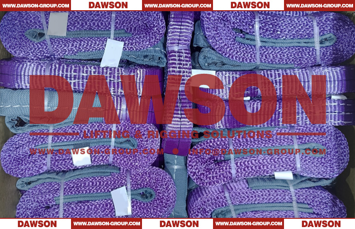 WLL 1 Ton 1000kg Polyester Webbing Slings - Lifting Slings - Dawson Group Ltd. - China Factory, Supplier