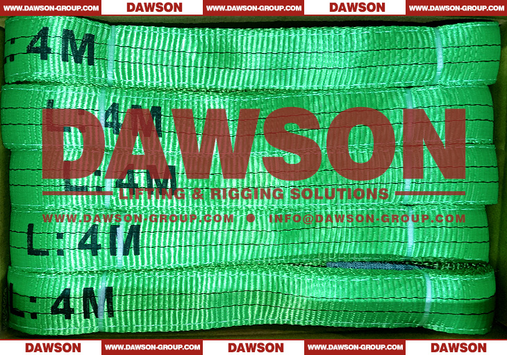 WLL 2 Ton 2000kg Polyester Webbing Slings - Lifting Slings - Dawson Group Ltd. - China Factory