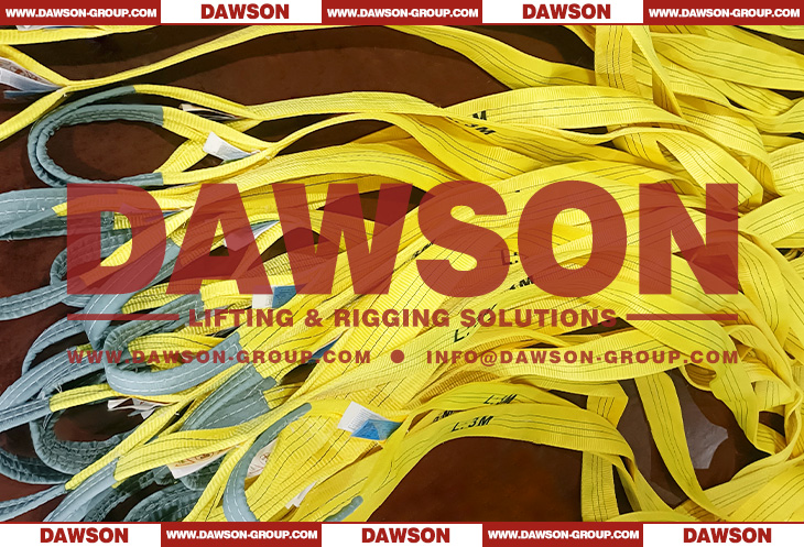 WLL 3 Ton 3000kg Polyester Webbing Slings - Lifting Slings - Dawson Group Ltd. - China Factory