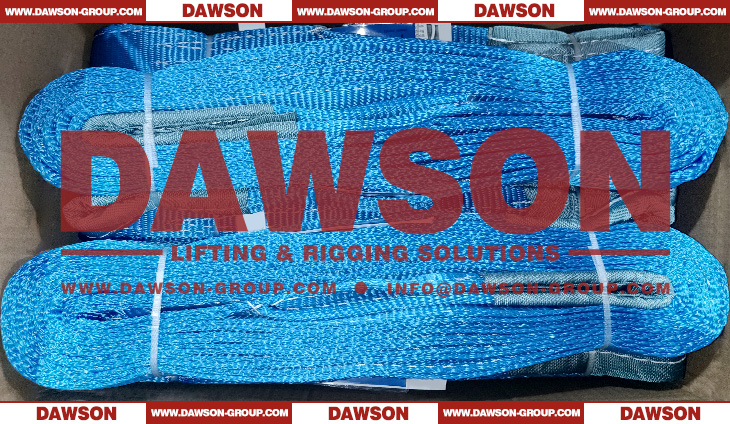 WLL 8 Ton 8000kg Polyester Webbing Slings - Lifting Slings - Dawson Group Ltd. - China Factory, Supplier