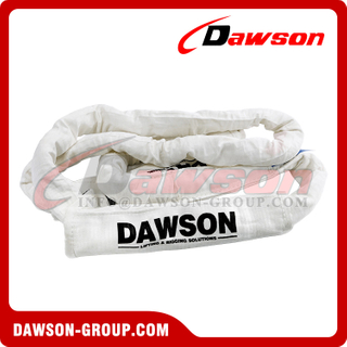 DAWSON LIFTINGMAX® Ultra-high Molecular Weight Polyethylene Endless Round Lifting Slings with HMPE/UHMWPE Sling Protection