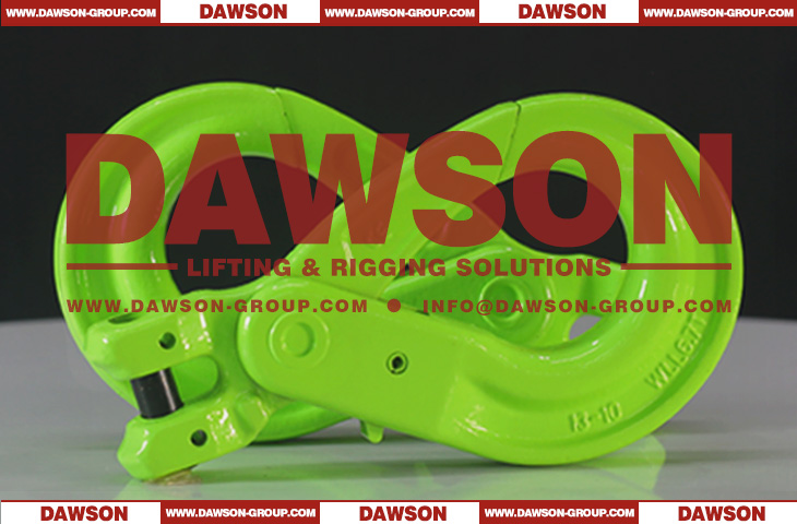 DS1006 GRADE 100 European Type Forged Clevis Self-Locking Hook for Lifting Chain Slings - Dawson Group Ltd. - China Factory