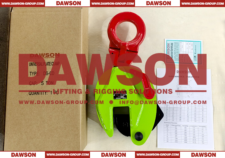 DS-CD Type Universal Plate Clamp for Lifting and Transporting Steel Plates - Dawson Group Ltd. - China Manufacturer Supplier