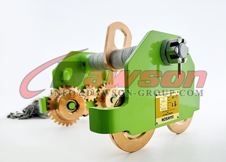 DS-EX-GCL EX-proof Geared Trolley, Non-Sparking Geared Trolley Clamp - Dawson Group Ltd. - China Manufacturer, Supplier, Factory