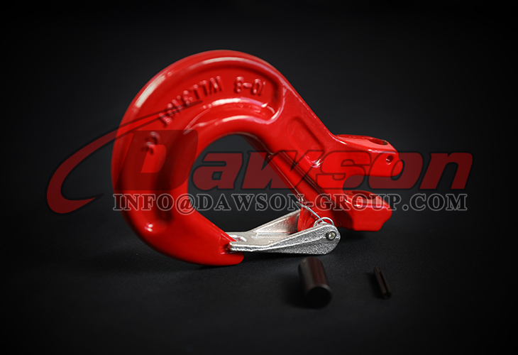 DS333 Grade 80 WLL 3.15T Clevis Sling Hook with Cast Latch for Lifting Chain Slings - Dawson Group Ltd. - China Manufacturer, Supplier, Factory