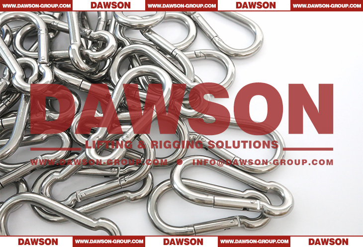 Stainless Steel Snap Hook DIN5299 Form C, DIN5299C AISI 304 AISI 316 Spring Carabiner - Dawson Group Ltd. - China Factory, Manufacturer