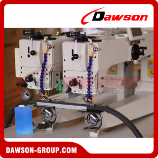 DS-BCMSA-DA205-370RS Double Needle Sewing Station for Stitching 15 Mm Rubber Sheet