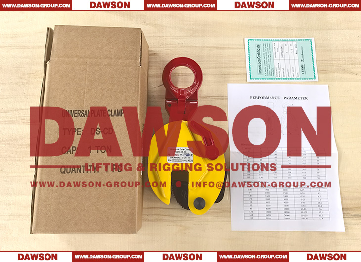 DS-CD Type Universal Plate Clamp for Lifting and Transporting Steel Plates - Dawson Group Ltd. - China Manufacturer, Supplier, Factory