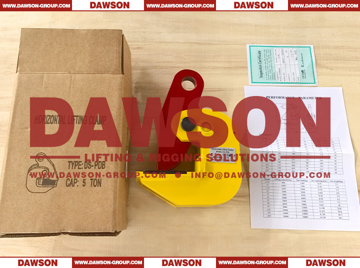 DS-PDB Type Industry Standard Horizontal Plate Clamp for Lifting and Transport - Dawson Group Ltd. - China Manufacturer, Supplier, Factory
