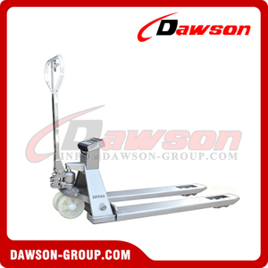 DS-SS-MPTS Stainless Steel Manual Pallet Truck Scales, SS316 SS304 Manual Pallet Truck Scales
