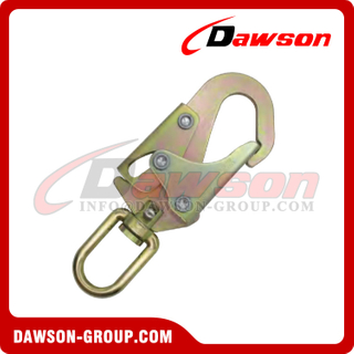 DSJ-2291 Climbing Swivel Survival Steel Snap Hook, Scaffold Hook for Safety Belt