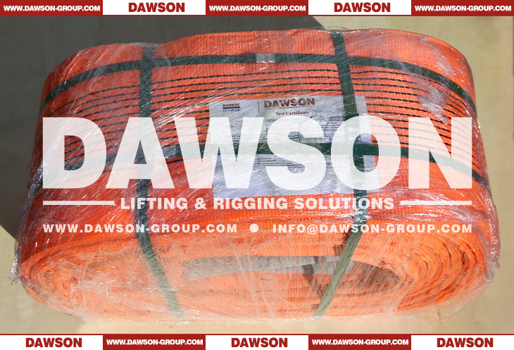 DAWSON WLL 30 Ton 30000KG Heavy Duty Polyester Webbing Slings - Lifting Slings Crane Slings - Dawson Group Ltd. - China Factory, Supplier