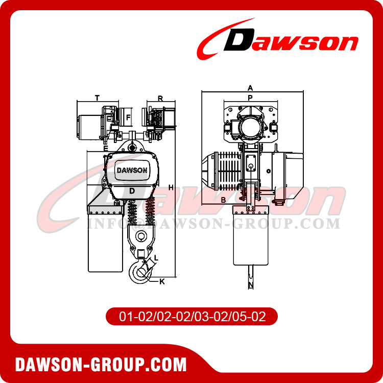 DS-HBT 1T-5T Electric Chain Hoist with Electric Trolley, Electric Hoist, Lifting Tools & Equipment - Dawson Group Ltd. - China Supplier DS-HBT 1T-5T Electric Chain Hoist with Electric Trolley, Electric Hoist, Lifting Tools & Equipment - Dawson Group Ltd. - China Supplier