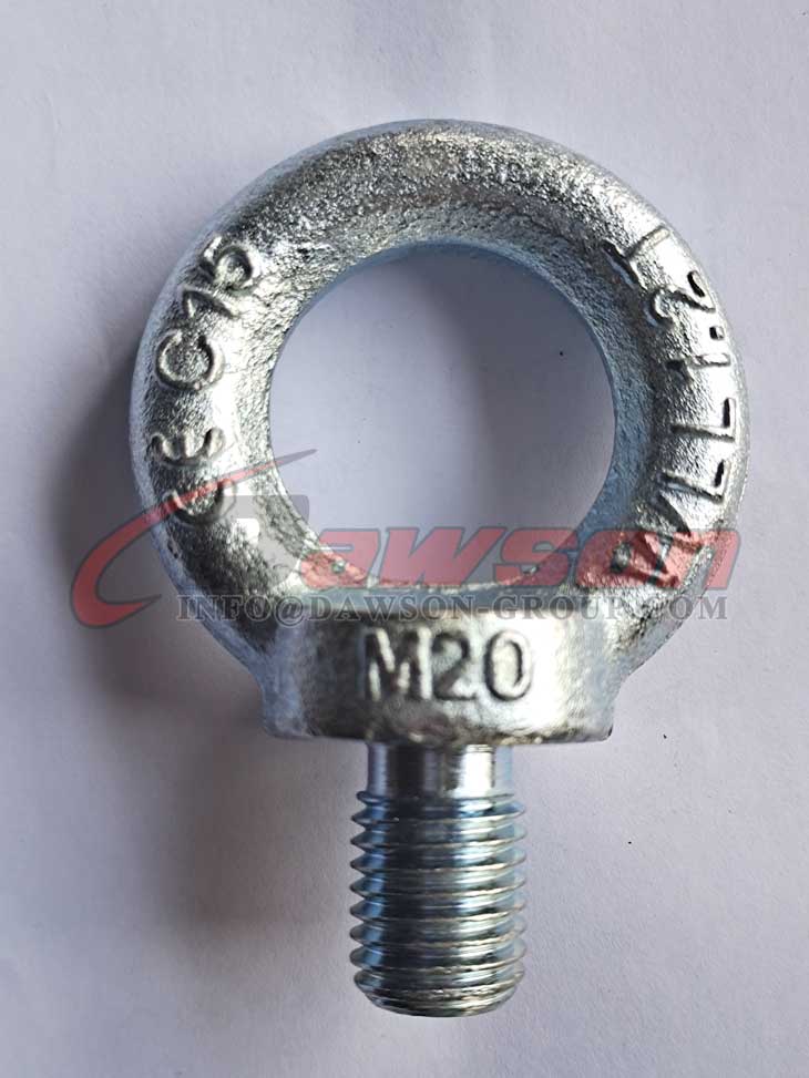 High-strength German standard galvanized lifting eye screws and