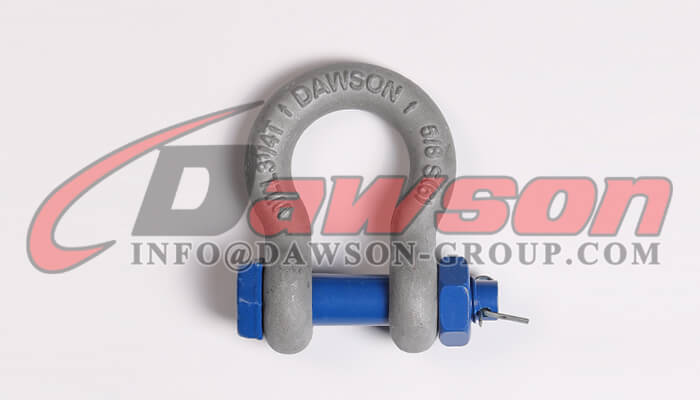 Dawson Brand Hot Dip Galvanized US Type Bow Shackle with Safety Pin, S6 Bolt Type Anchor Shackle - Dawson Group Ltd. - China Manufacturer, Supplier, Factory