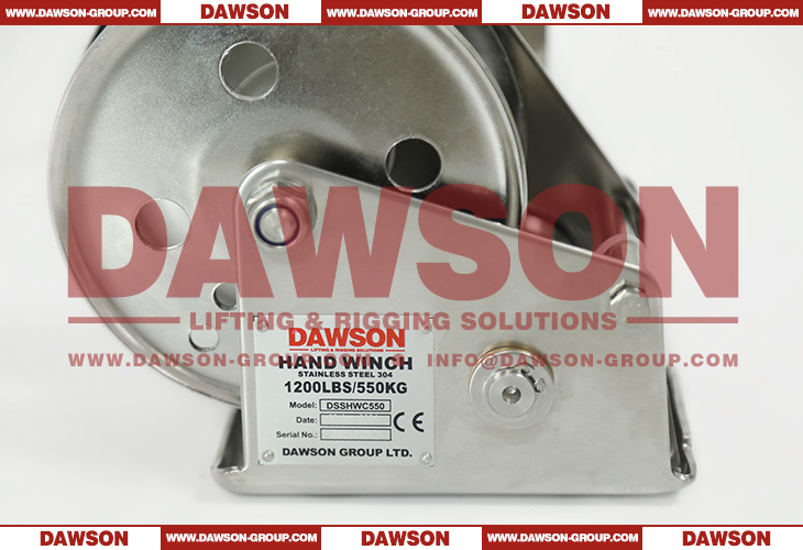 DAWSON 800LBS 1200LBS 1600LBS 1800LBS 2600LBS SS304 Small Stainless Steel Reversible Hand Winches with Brake for Pulling - Dawson Group Ltd. - China Manufacturer