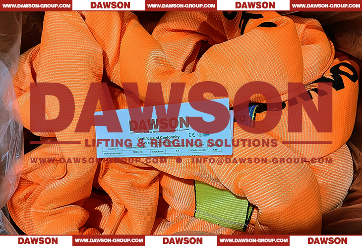 WLL 30T Polyester Round Slings - Lifting Slings - Dawson Group Ltd. - China Manufacturer, Supplier