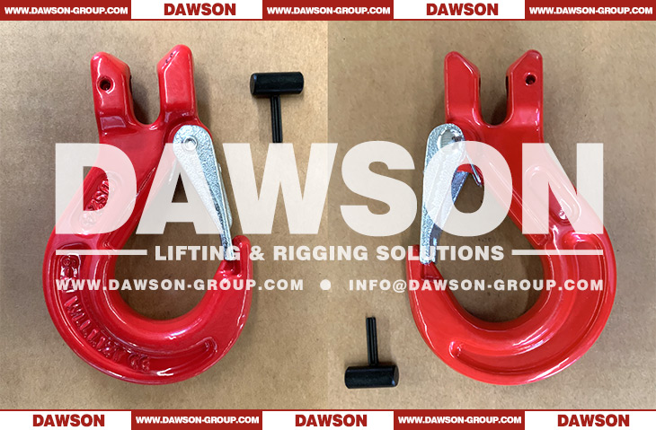 DAWSON DS333 G80 6-16MM Clevis Sling Hook with Cast Latch for Lifting Chain Slings - Dawson Group Ltd. - China Manufacturer, Supplier, Factory