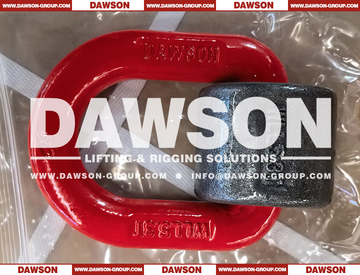 G80 Weld On Pivoting D Link, Grade 80 Lifting D Ring Dawson Group Ltd