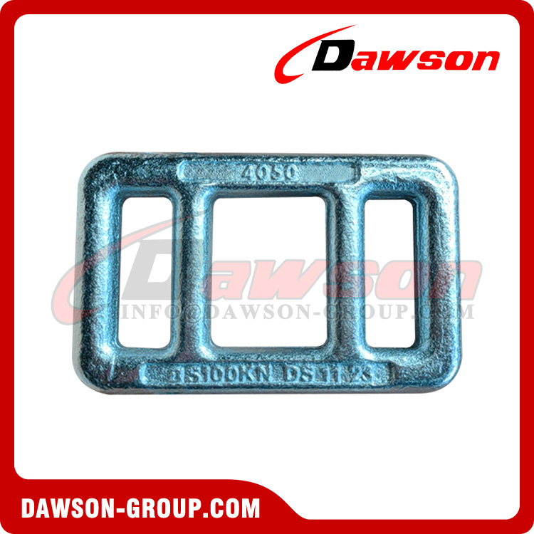 DAWSON DS-OWLB40501 40MM 10T Forged White Zinc Plated One Way Lashing Buckle